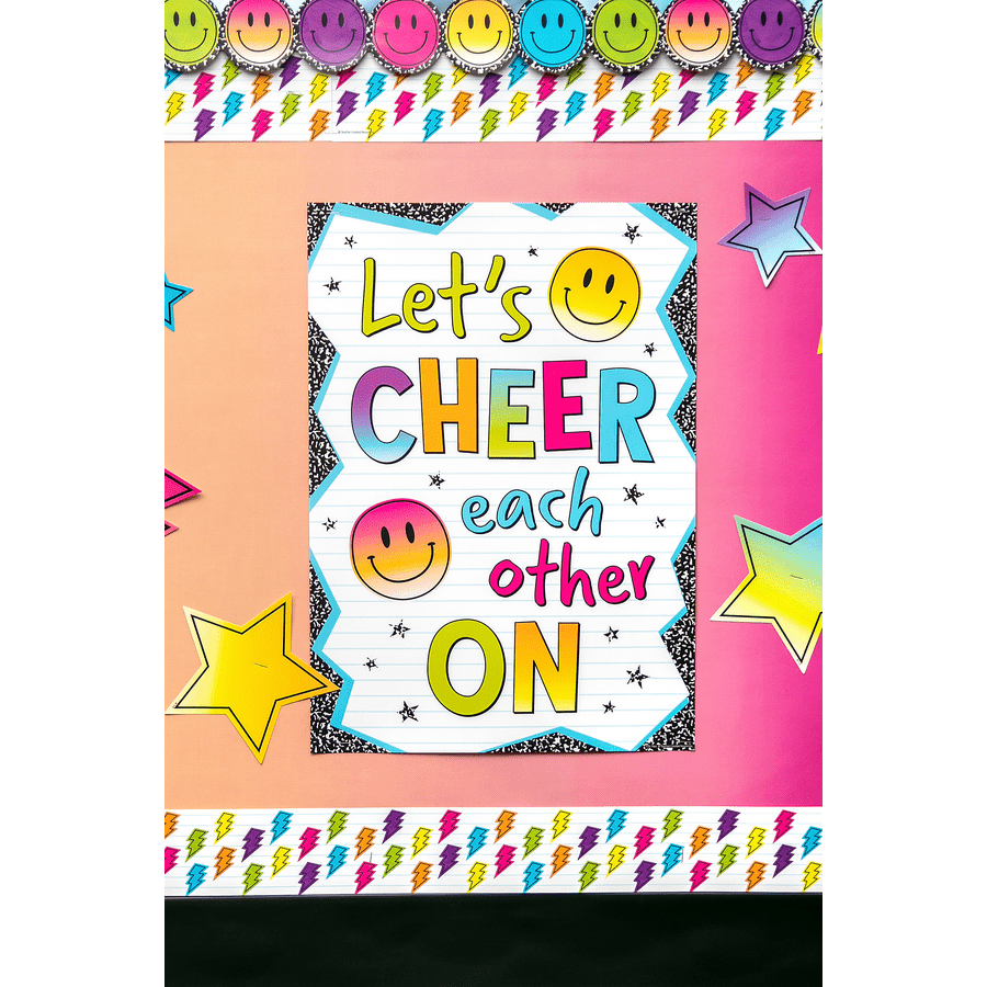 Brights 4Ever Let’s Cheer Each Other On Positive Poster-Posters-Tools 4 Teaching-Classroom Decor and More
