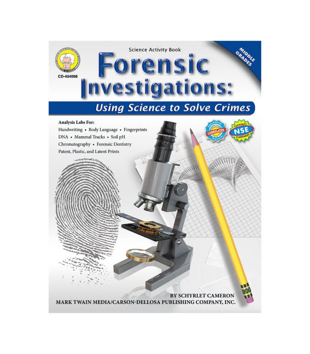 Forensic Investigations Resource Book Grade 6-8 Paperback-Science & STEM-Tools 4 Teaching-Classroom Decor and More