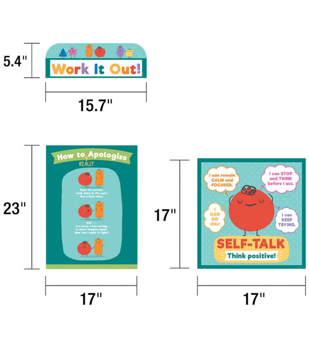 Social Problem-Solving Bulletin Board Set-Bulletin Board Sets-Tools 4 Teaching-Classroom Decor and More