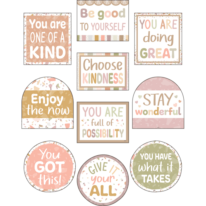 Terrazzo Tones Positive Sayings Accents-Accents-Tools 4 Teaching-Classroom Decor and More