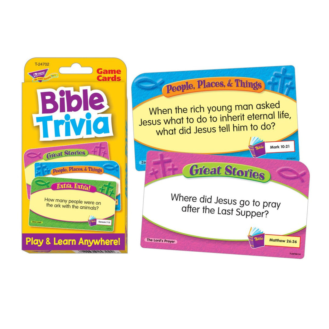 Bible Trivia Challenge Cards®-Religious-Tools 4 Teaching-Classroom Decor and More