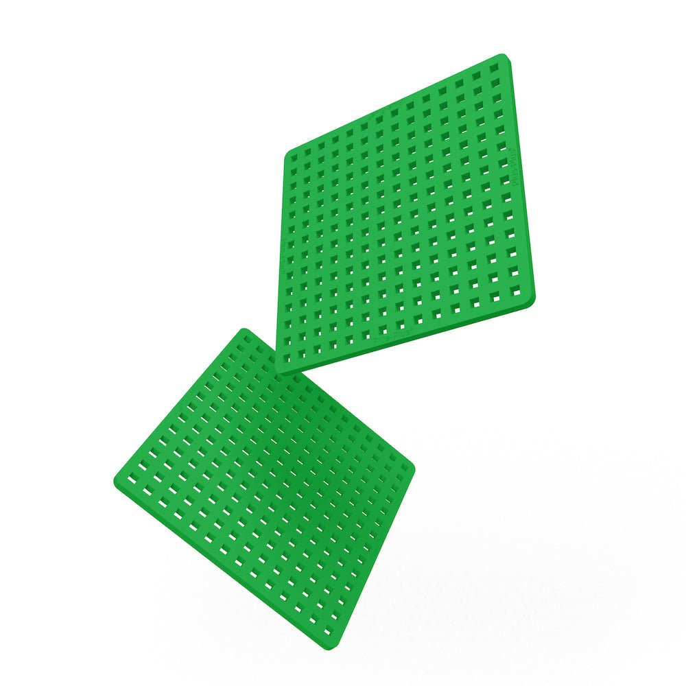 PLUS PLUS® Baseplate Duo - Green-Plus Plus-Tools 4 Teaching-Classroom Decor and More