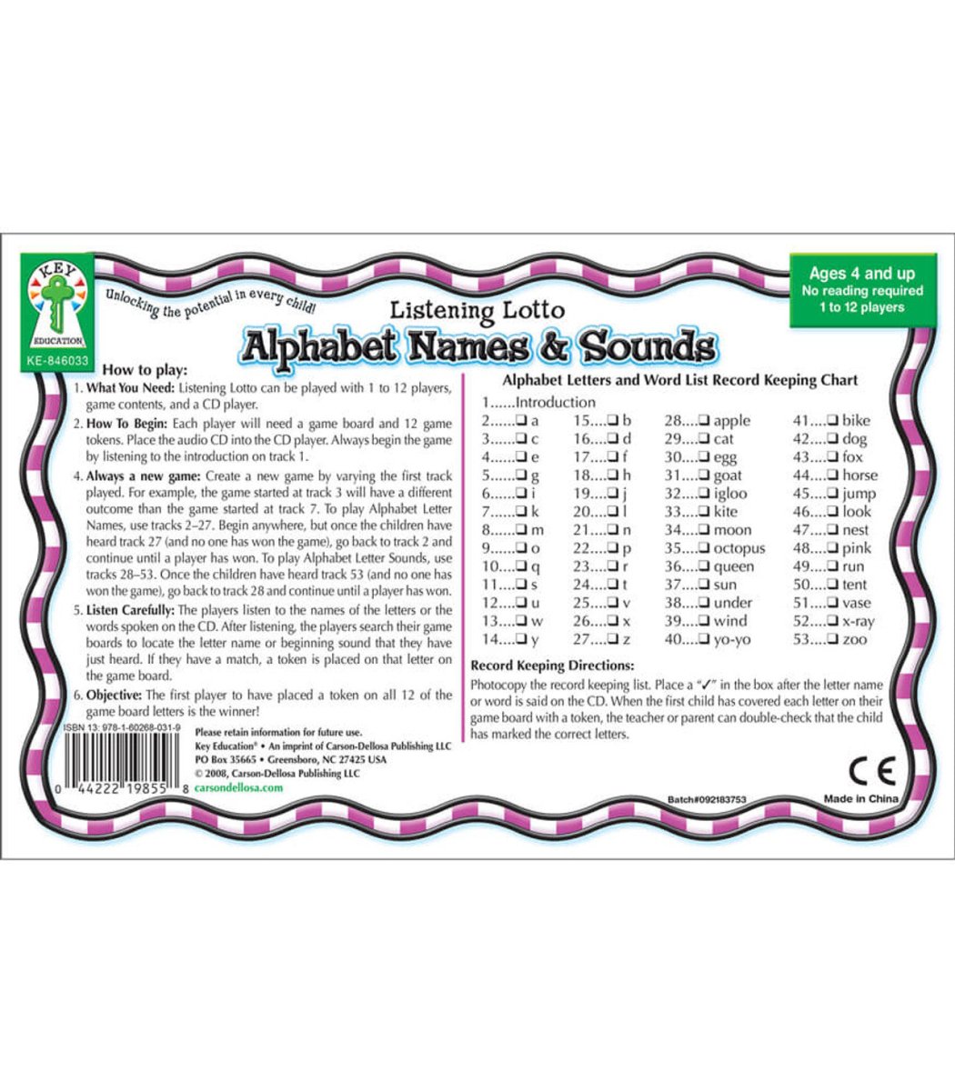 *Alphabet Names & Sounds Board Game Grade PK-1-Subjects - Reading - Alphabet-Tools 4 Teaching-Classroom Decor and More