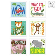 Jungle Friends Reward Stickers-Stickers-Tools 4 Teaching-Classroom Decor and More