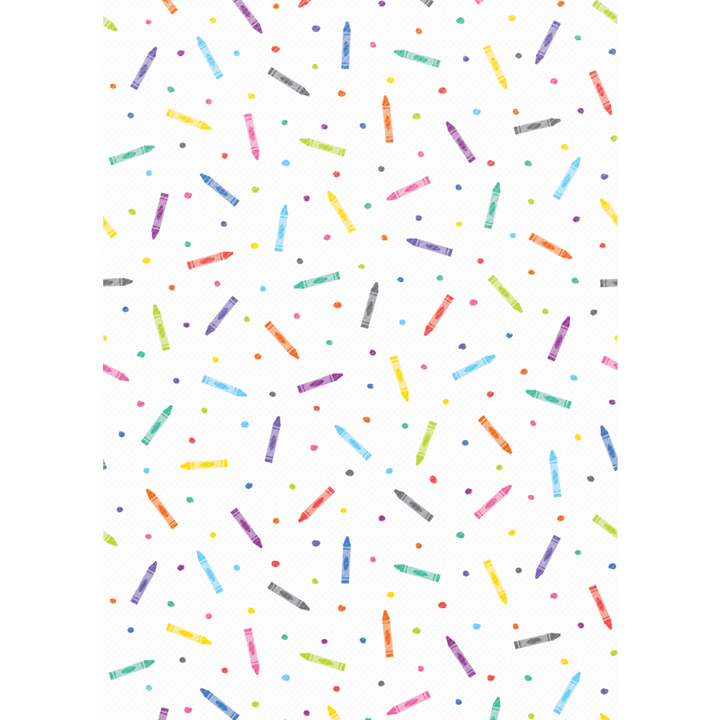 Better Than Paper® Bulletin Board Roll: Colorful Crayons-Bulletin Board Paper - Better Than Paper-Tools 4 Teaching-Classroom Decor and More