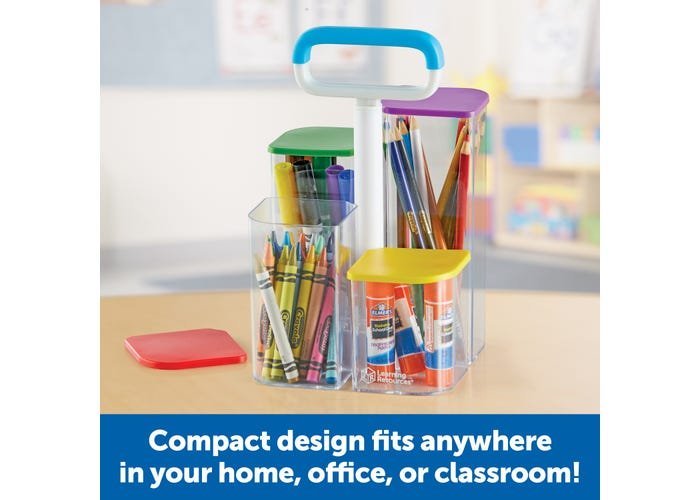 Create-a-Space™ See-thru Storage Caddy-Classroom Essentials-Tools 4 Teaching-Classroom Decor and More