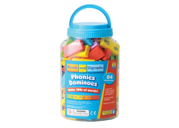 Phonics Dominoes — Blends & Digraphs-Subjects - Reading - Reading Manipulatives-Tools 4 Teaching-Classroom Decor and More