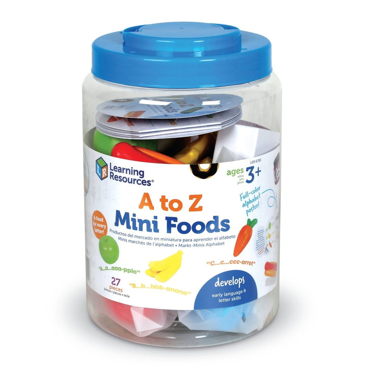 Mini Alphabet Foods-Subjects - Reading - Alphabet-Tools 4 Teaching-Classroom Decor and More