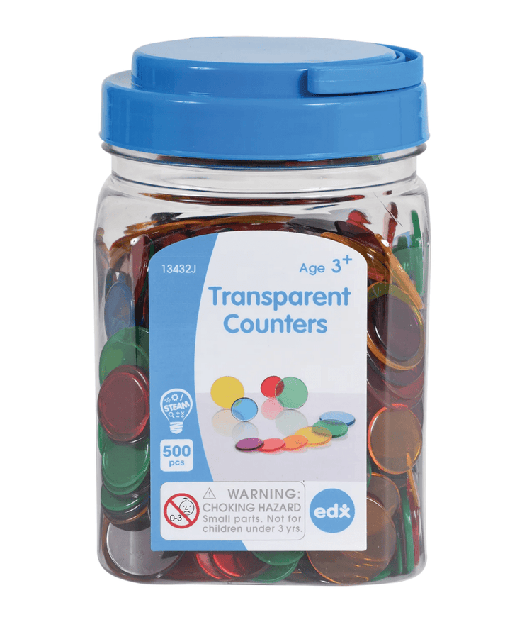 Transparent Counters-Numbers, Counting & Sorting-Tools 4 Teaching-Classroom Decor and More
