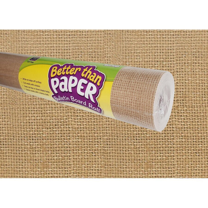 Better Than Paper® Bulletin Board Roll: Burlap-Bulletin Board Paper - Better Than Paper-Tools 4 Teaching-Classroom Decor and More