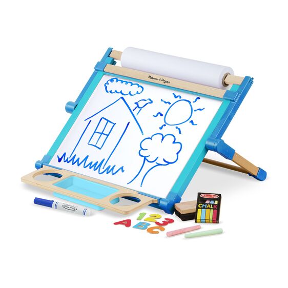 Double-Sided Magnetic Tabletop Easel-Art Supplies-Tools 4 Teaching-Classroom Decor and More