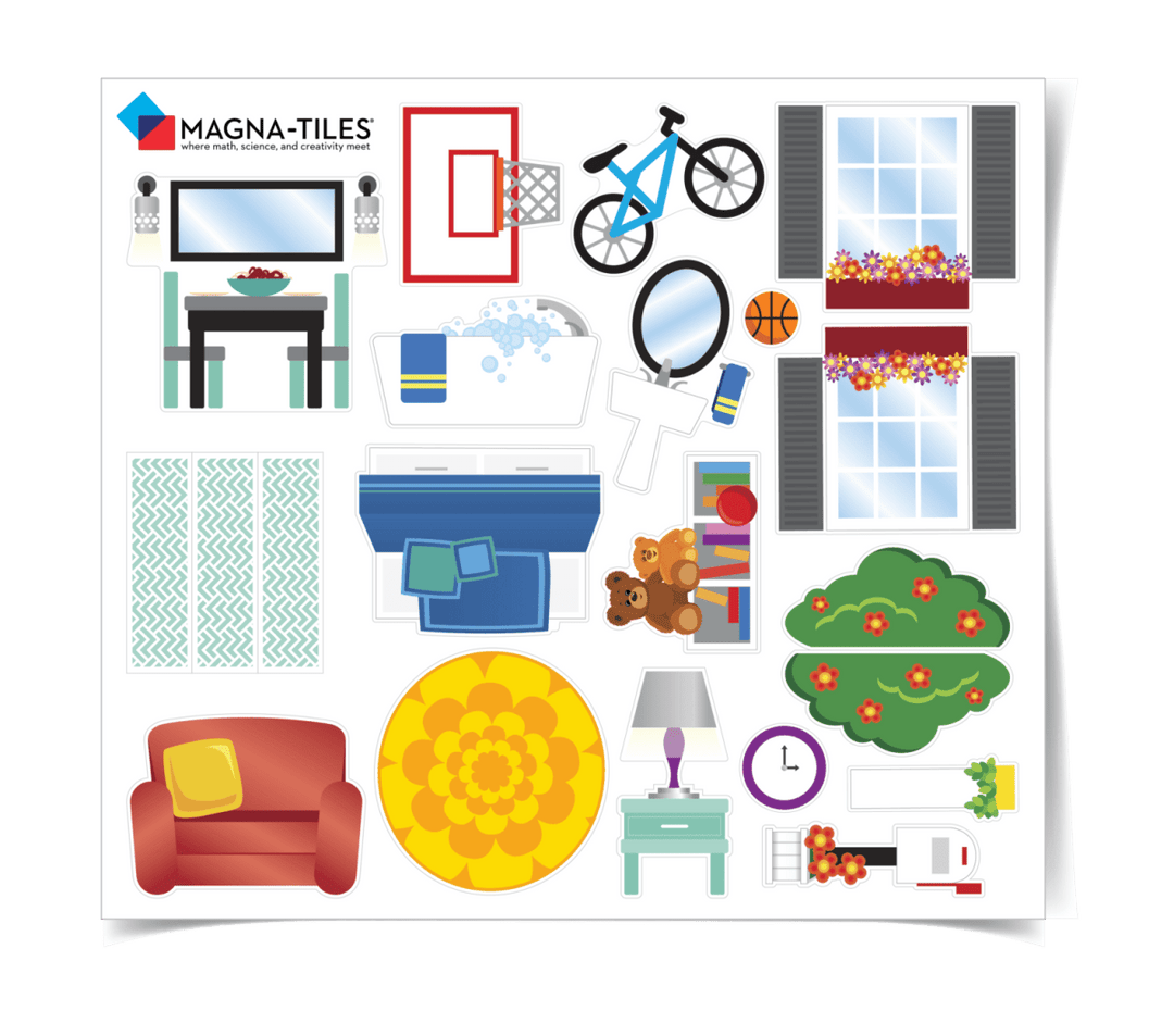 *Magna-Tiles® House 28-Piece Set-Magnatiles-Tools 4 Teaching-Classroom Decor and More