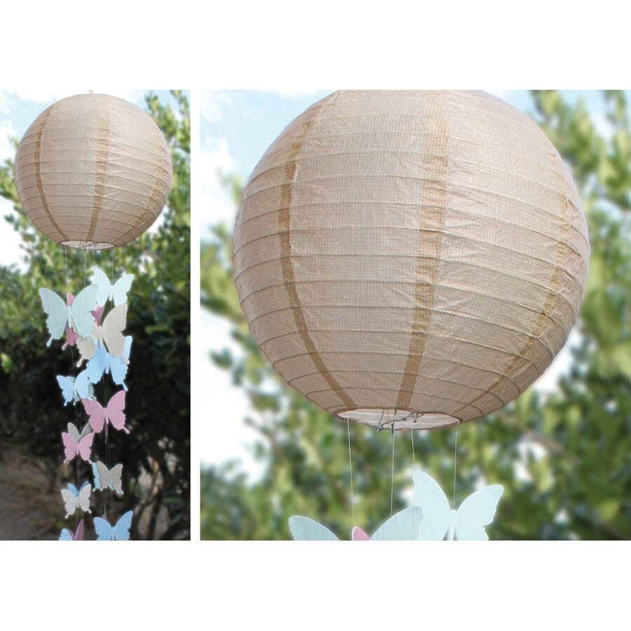 Burlap Paper Lanterns-Lanterns-Tools 4 Teaching-Classroom Decor and More