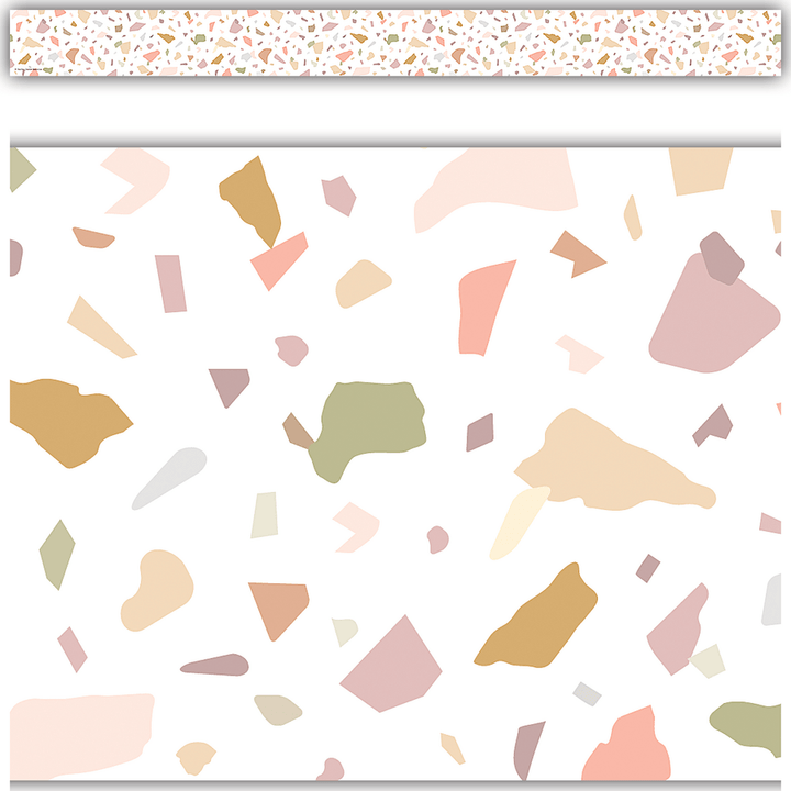 Terrazzo Tones Straight Border Trim-Borders-Tools 4 Teaching-Classroom Decor and More