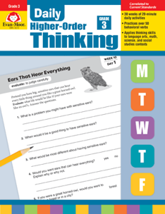 Daily Higher-Order Thinking-Subjects - Books - Across the Curriculum Books-Tools 4 Teaching-Classroom Decor and More