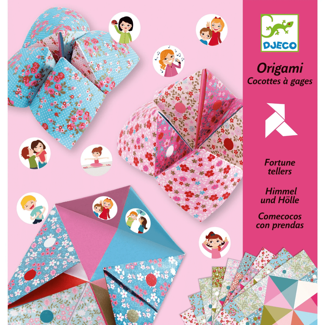 Flower Fortune Tellers Origami Paper Craft Kit-Craft Activity-Tools 4 Teaching-Classroom Decor and More