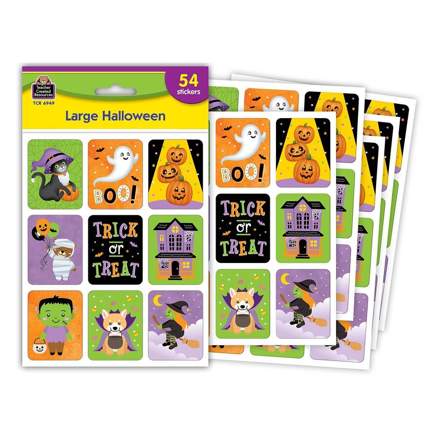 Large Halloween Stickers-Tools 4 Teaching-Classroom Decor and More