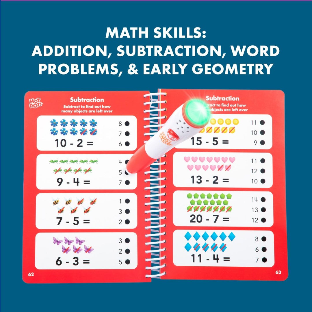 Hot Dots® First Grade Essentials Reading & Math Workbook-Hot Dots-Tools 4 Teaching-Classroom Decor and More