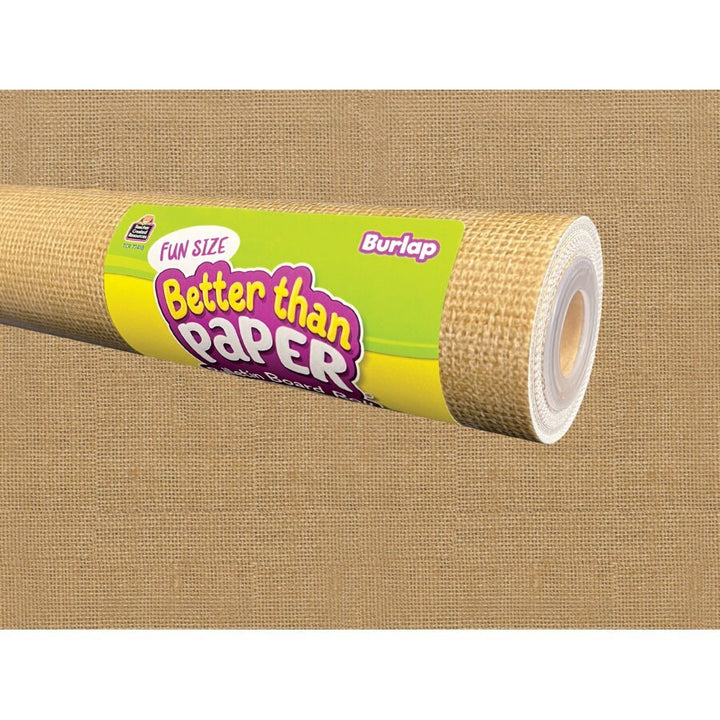 Better Than Paper® Bulletin Board Roll: Fun Size Burlap-Bulletin Board Paper - Better Than Paper-Tools 4 Teaching-Classroom Decor and More