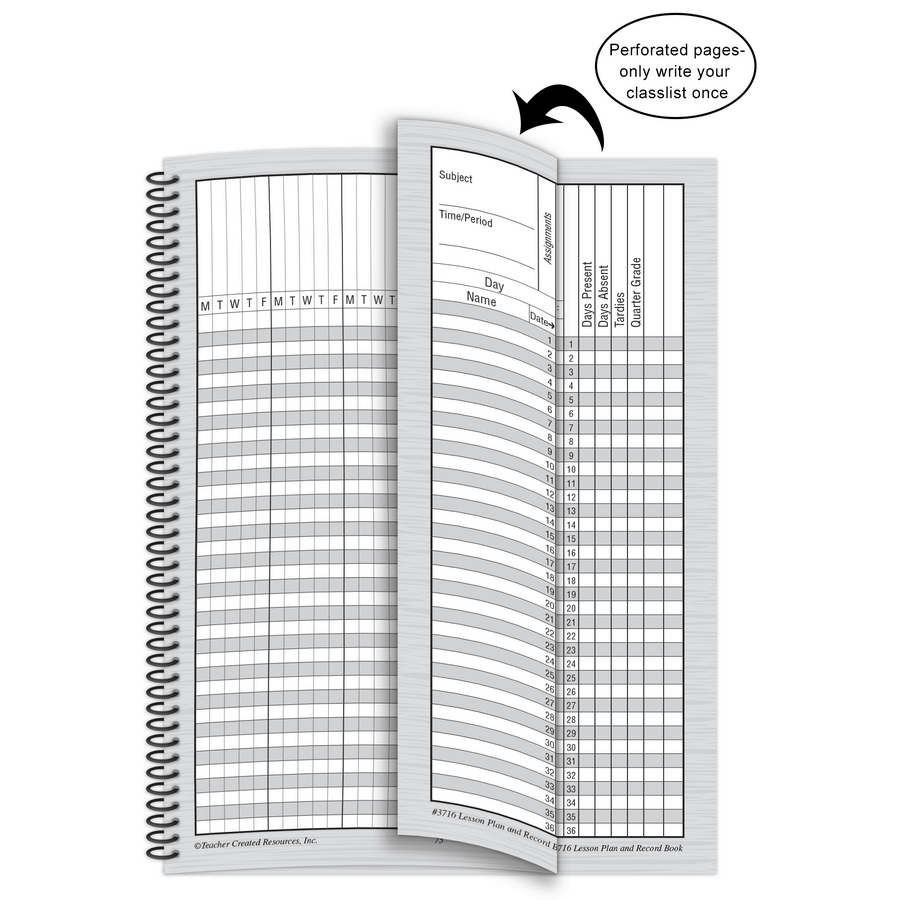 Chalkboard Brights Lesson Plan & Record Book-Record & Plan Books-Tools 4 Teaching-Classroom Decor and More