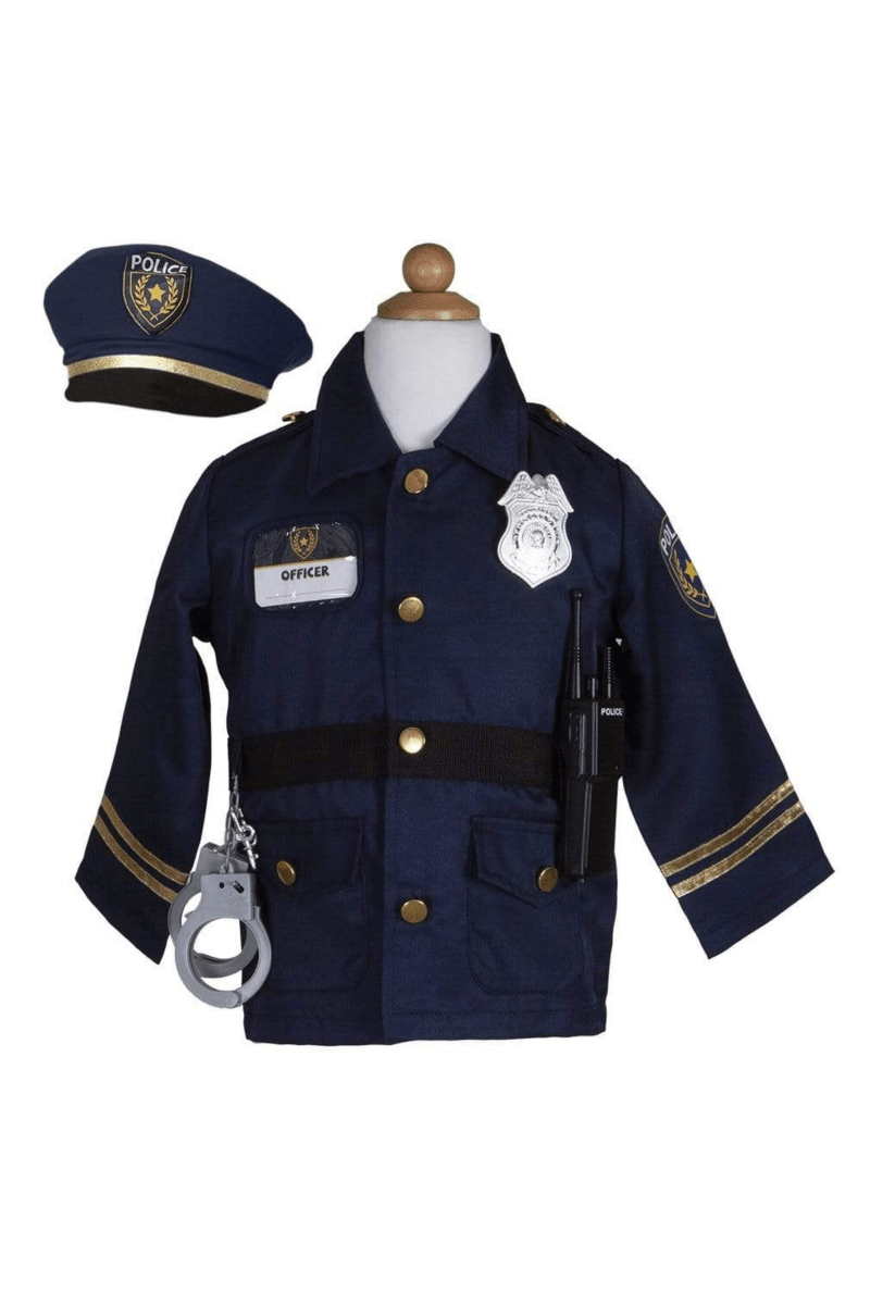 Police Officer with Accessories, Size 5-6-Dress Up & Jewelry-Tools 4 Teaching-Classroom Decor and More