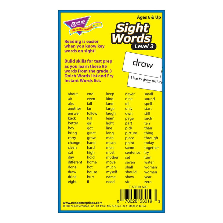 Sight Words – Level 3 Skill Drill Flash Cards-Flashcards-Tools 4 Teaching-Classroom Decor and More