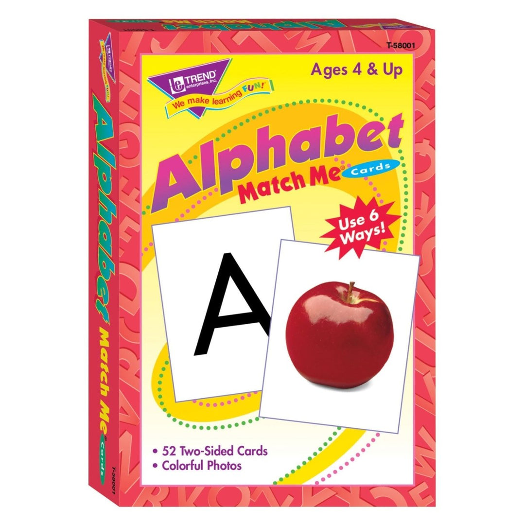 Alphabet Match Me® Cards-Flashcards-Tools 4 Teaching-Classroom Decor and More