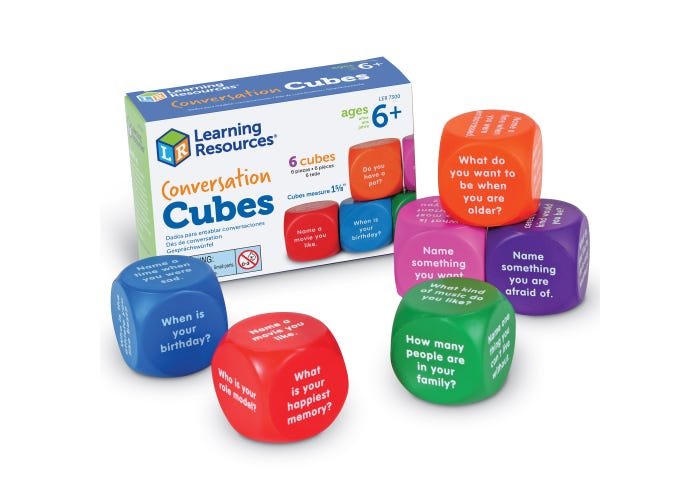 Conversation Cubes-Classroom Essentials-Tools 4 Teaching-Classroom Decor and More