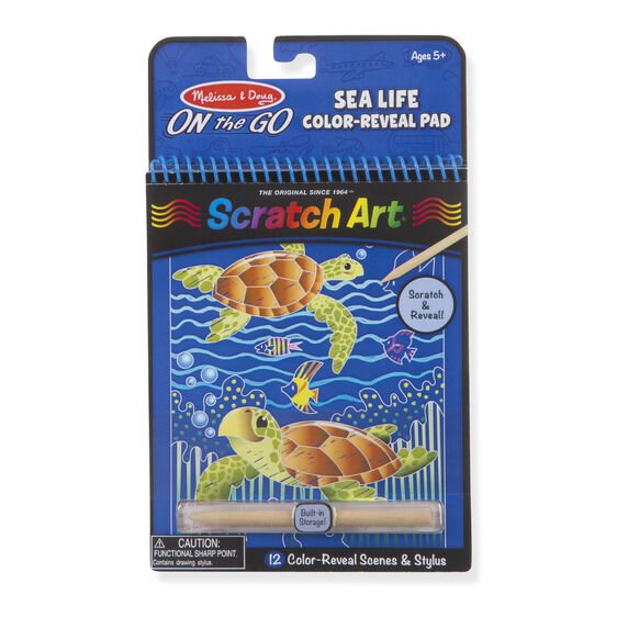 Sea Life Scratch Art-Activity Pads-Tools 4 Teaching-Classroom Decor and More