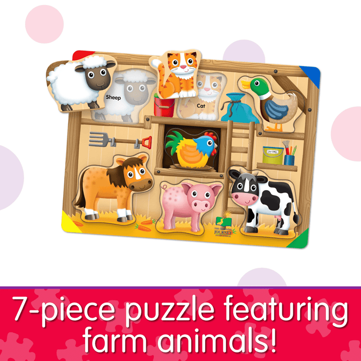 *My First Lift & Learn Puzzle - On The Farm-Puzzles-Tools 4 Teaching-Classroom Decor and More