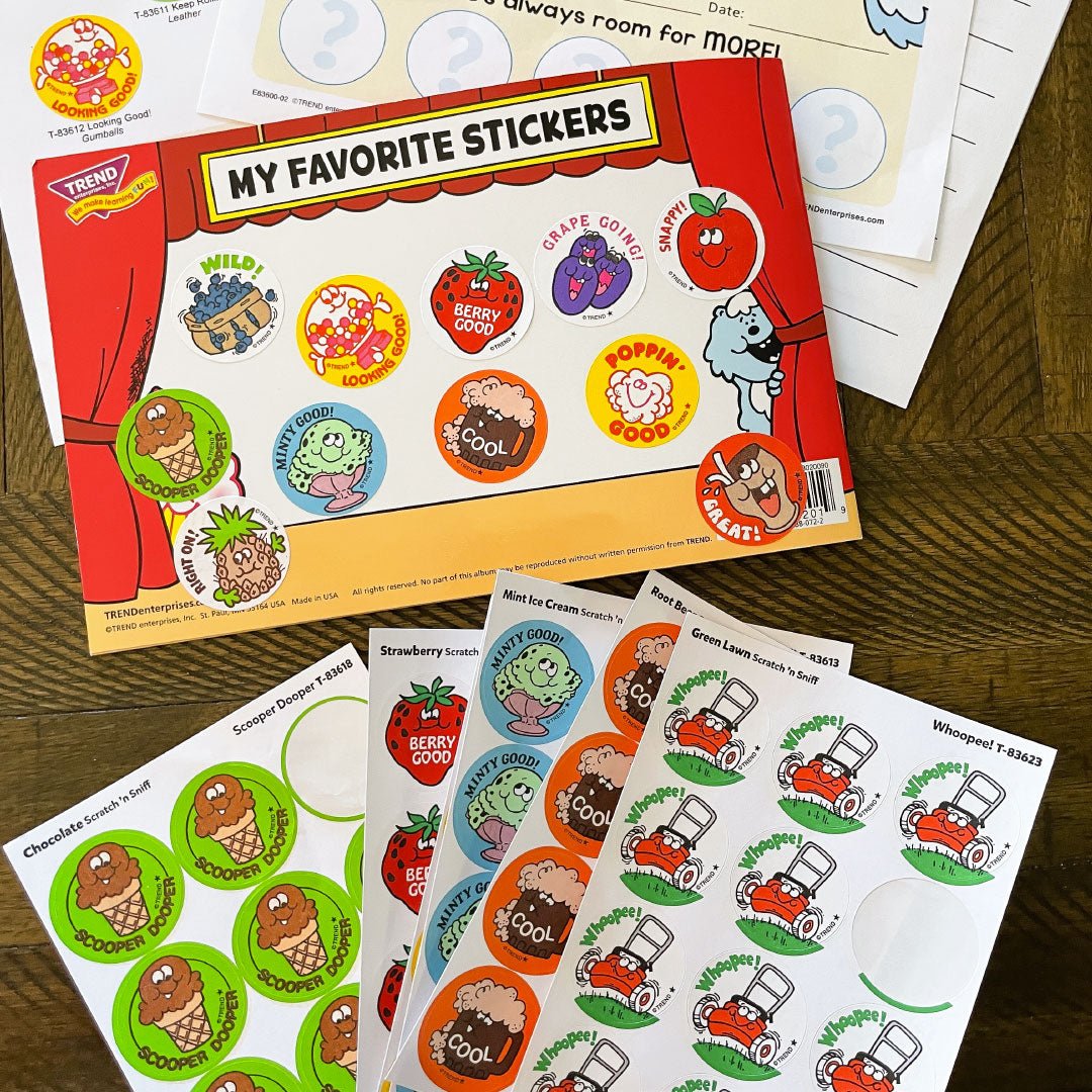 *All in Good Pun: Jokes that Really STINK Sticker Collector Album (stickers sold separately)-Stickers-Tools 4 Teaching-Classroom Decor and More