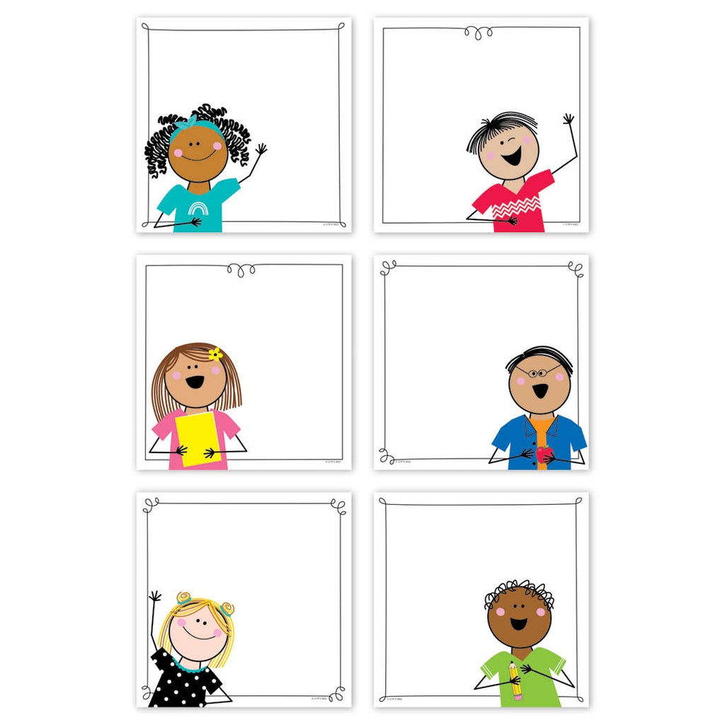 Stick Kids 6" Designer Cut-Outs-Accents-Tools 4 Teaching-Classroom Decor and More