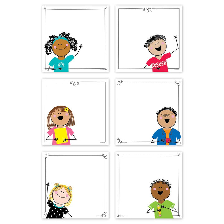 Stick Kids 6" Designer Cut-Outs-Accents-Tools 4 Teaching-Classroom Decor and More