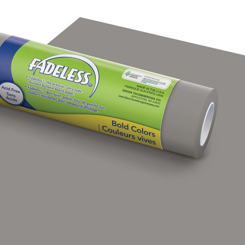 Fadeless® Bulletin Board Art Paper 47.25" X 50' - Pewter-Bulletin Board Paper - Fadeless-Tools 4 Teaching-Classroom Decor and More