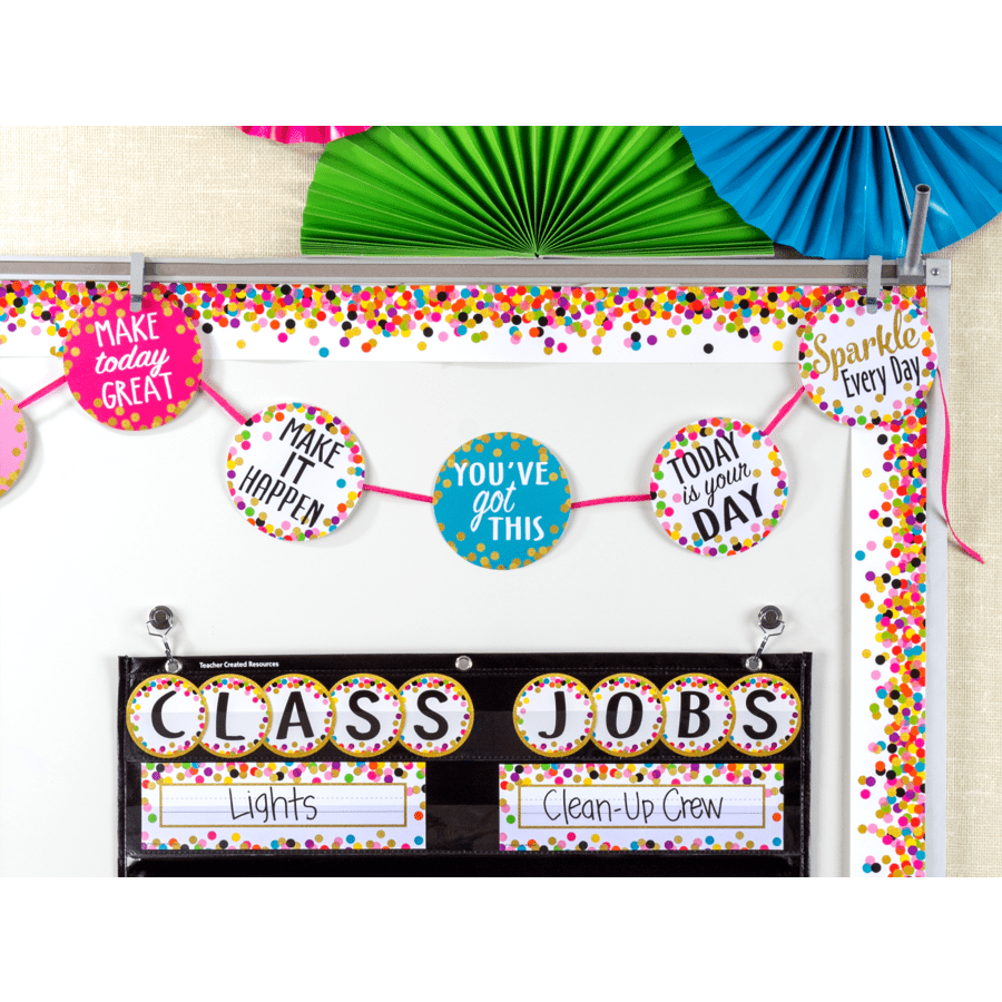 Confetti Positive Sayings Accents-Accents-Tools 4 Teaching-Classroom Decor and More