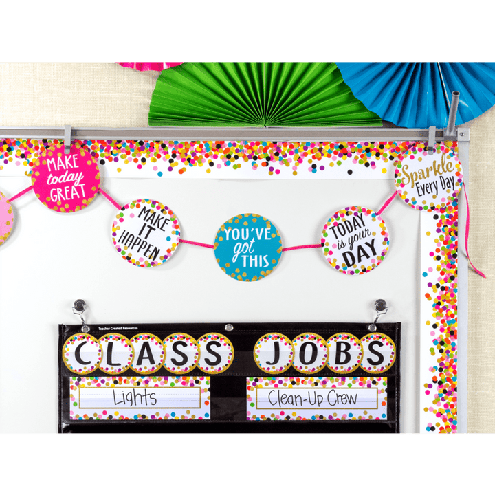 Confetti Positive Sayings Accents-Accents-Tools 4 Teaching-Classroom Decor and More