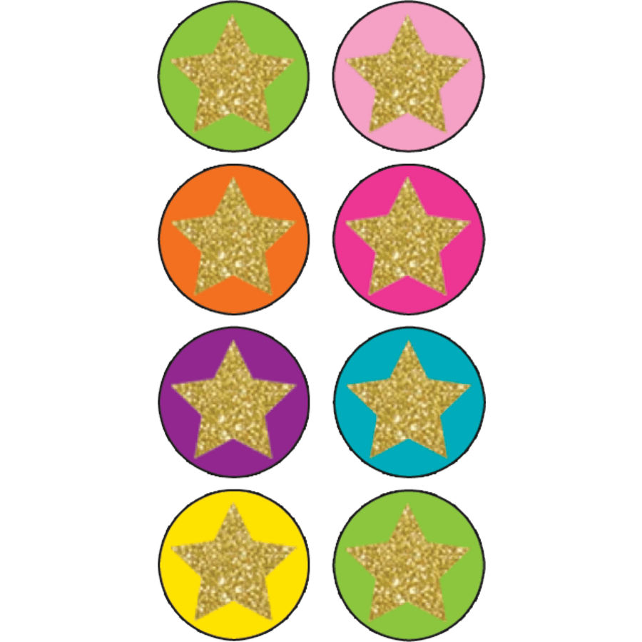 Confetti Stars Mini Stickers-Stickers-Tools 4 Teaching-Classroom Decor and More