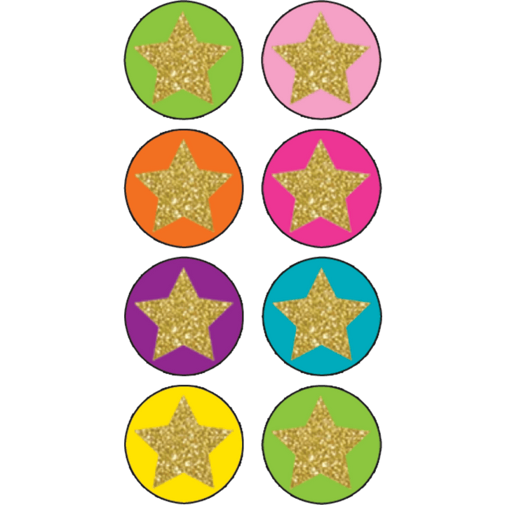 Confetti Stars Mini Stickers-Stickers-Tools 4 Teaching-Classroom Decor and More