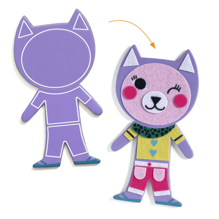 Funky Family Magnets-Craft Activity-Tools 4 Teaching-Classroom Decor and More