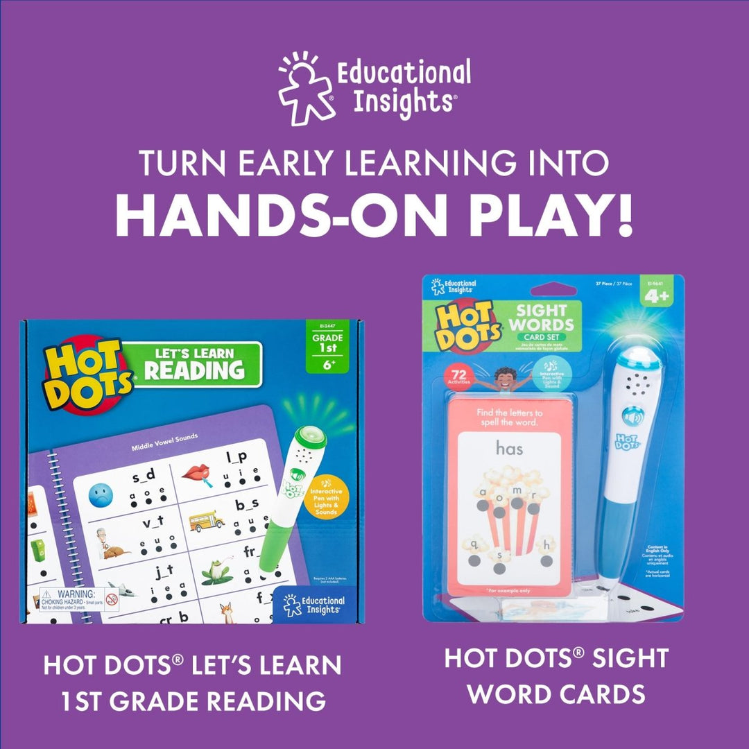 Hot Dots® First Grade Essentials Reading & Math Workbook-Hot Dots-Tools 4 Teaching-Classroom Decor and More