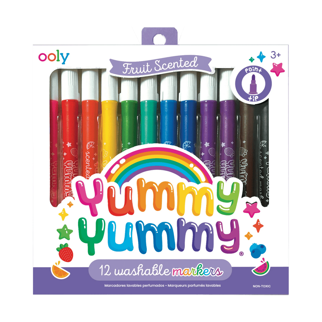 Yummy Yummy Scented Markers - Set of 12-Art Supplies-Tools 4 Teaching-Classroom Decor and More