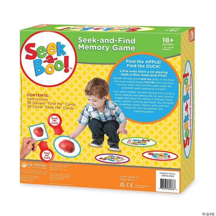 Seek-a-Boo!™ Seek-and-Find Toddler Memory Game-Games-Tools 4 Teaching-Classroom Decor and More