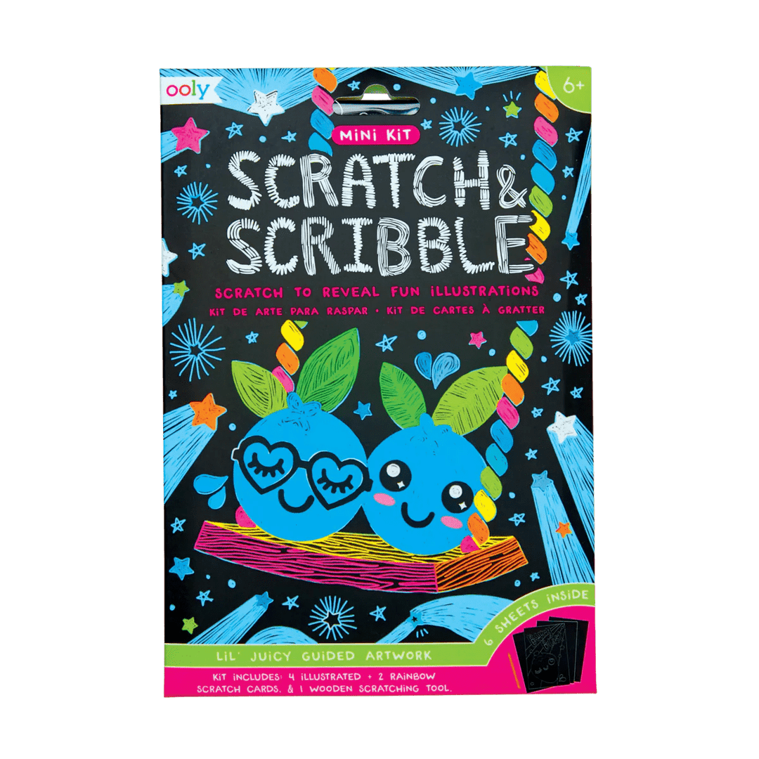 Lil' Juicy Scratch and Scribble Mini Kit-Craft Activity-Tools 4 Teaching-Classroom Decor and More
