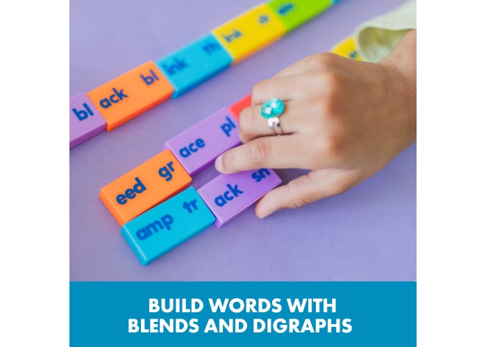 Phonics Dominoes — Blends & Digraphs-Subjects - Reading - Reading Manipulatives-Tools 4 Teaching-Classroom Decor and More
