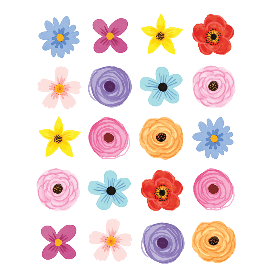 Wildflower Stickers-Stickers-Tools 4 Teaching-Classroom Decor and More