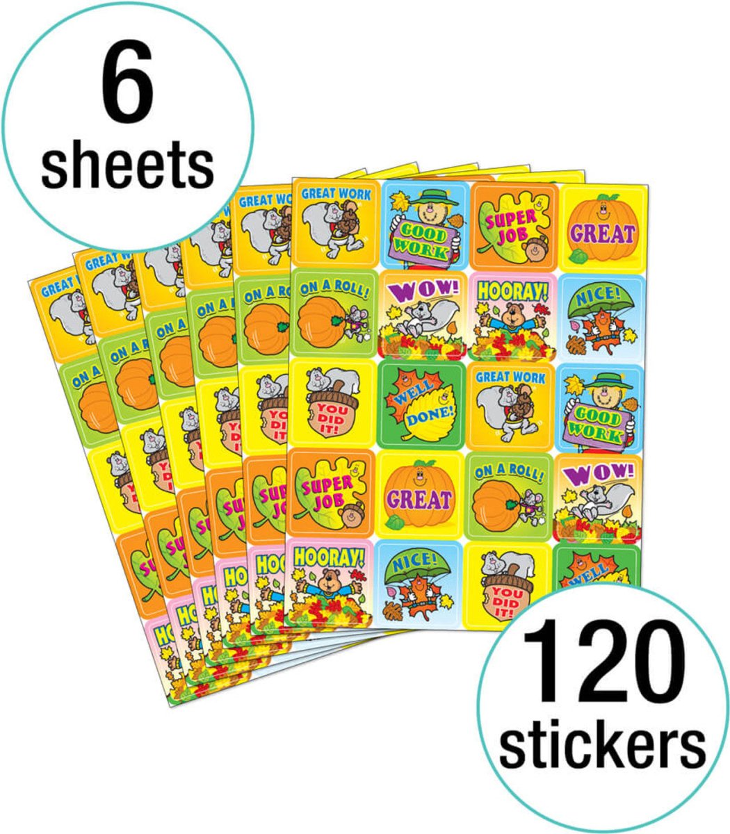 Fall Fun Motivational Stickers - Tools 4 Teaching