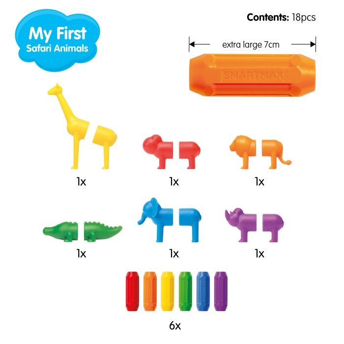 SmartMax Safari Animals-Baby & Toddler-Tools 4 Teaching-Classroom Decor and More