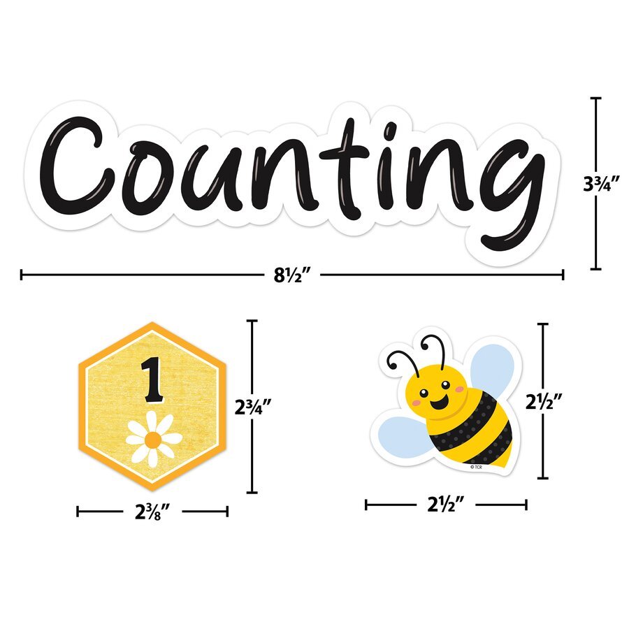 Buzzing Bees Counting to 100 Days Mini Bulletin Board-Mini Bulletin Boards-Tools 4 Teaching-Classroom Decor and More