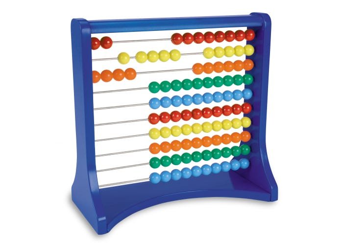 10-Row Abacus-Numbers, Counting & Sorting-Tools 4 Teaching-Classroom Decor and More