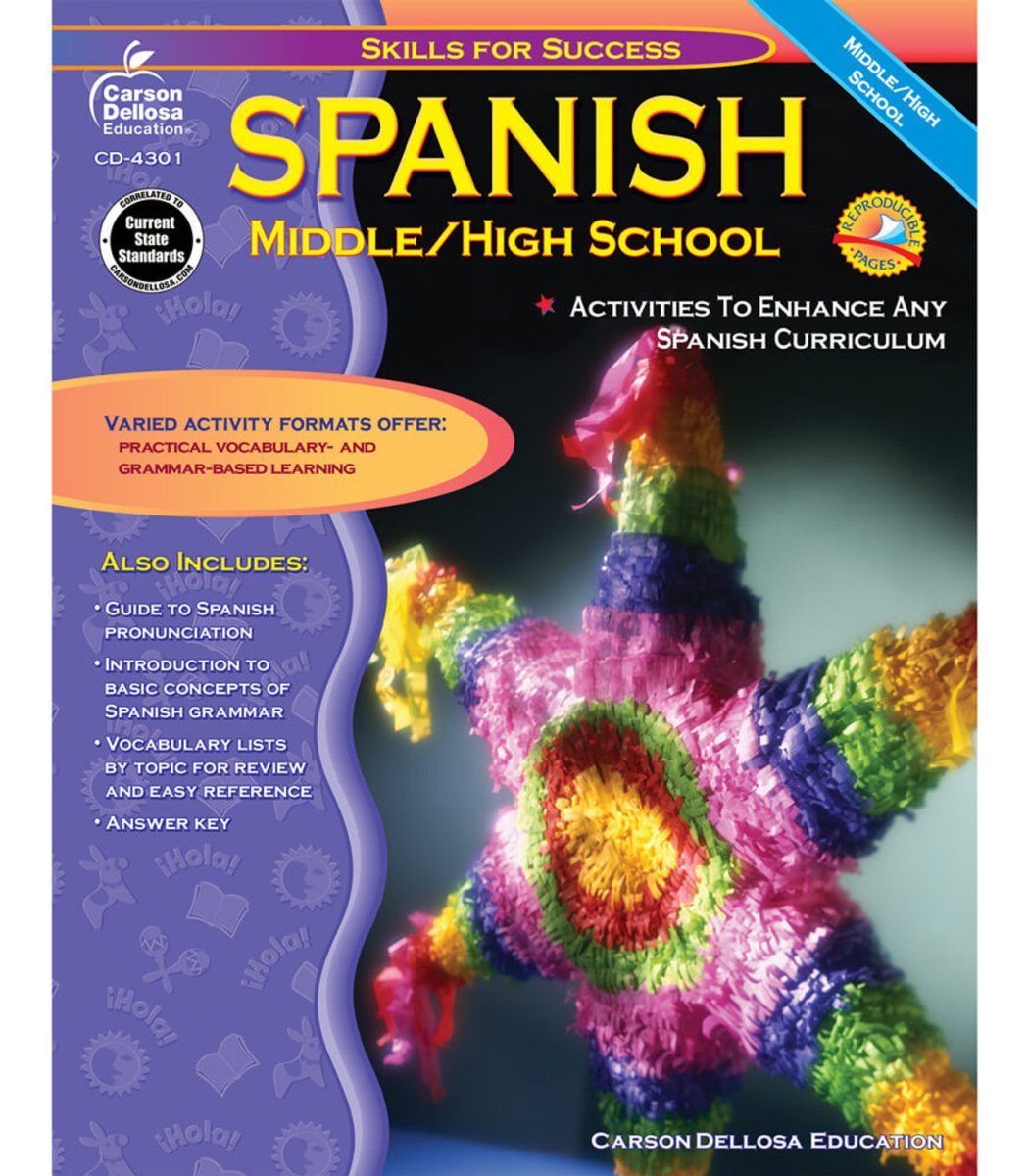 Skills for Success Spanish Resource Book Grade 6-12 Paperback-Writing-Tools 4 Teaching-Classroom Decor and More